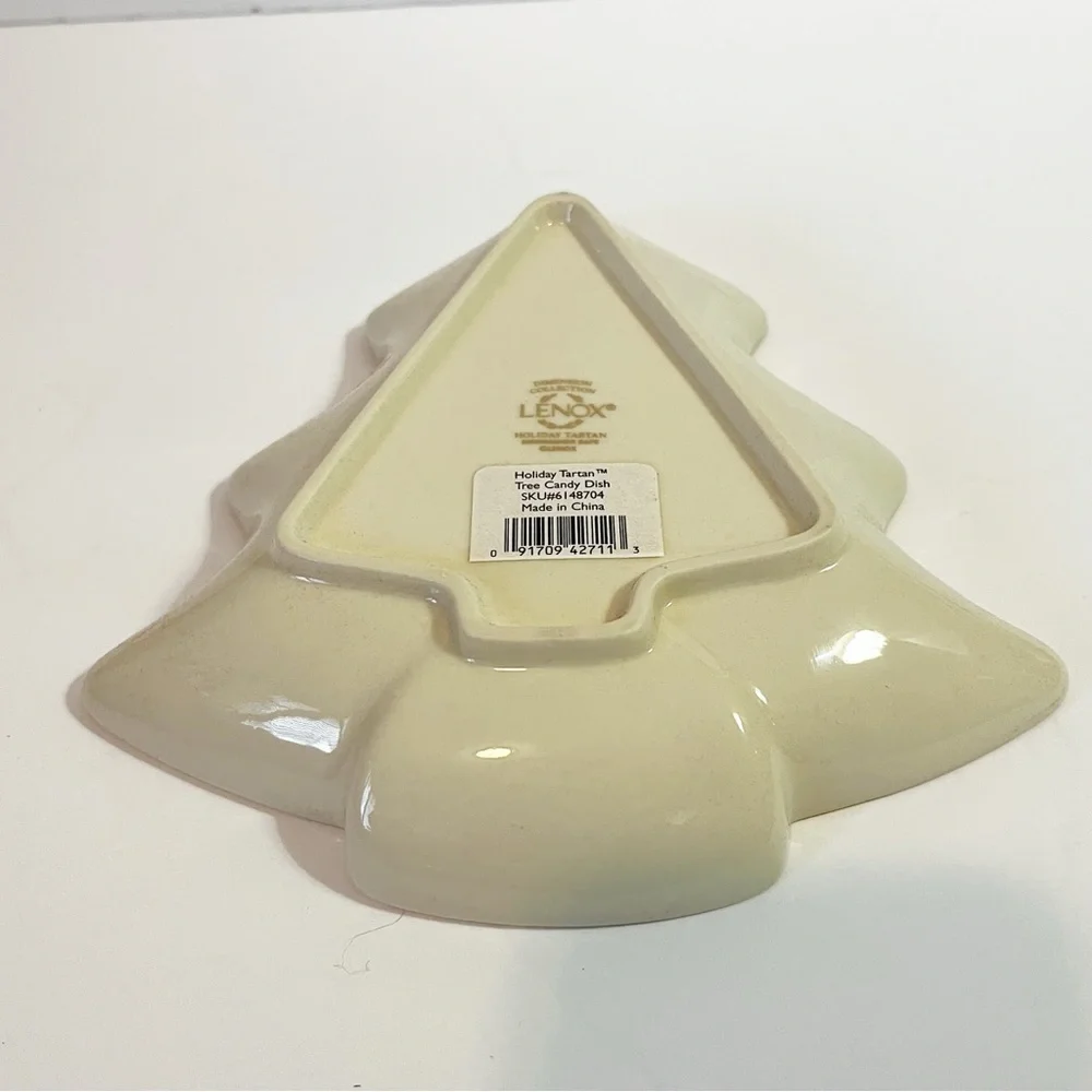 Lenox Holiday Tree Candy Dish – Original Box – Elegant Christmas Table Decor